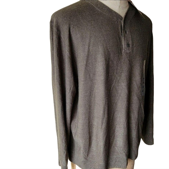 WEATHERPROOF Henley Sweater. Size XXL - Picture 4 of 9